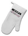 Mexican Princess - Cinco de Mayo White Printed Fabric Oven Mitt by TooLoud-Oven Mitt-TooLoud-White-Davson Sales