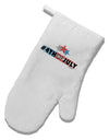 Hashtag 4th Of July White Printed Fabric Oven Mitt-Oven Mitt-TooLoud-White-Davson Sales