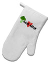 Flexitarian White Printed Fabric Oven Mitt by TooLoud-Oven Mitt-TooLoud-White-Davson Sales