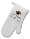 Be Thankful Eat Too Much White Printed Fabric Oven Mitt-Oven Mitt-TooLoud-White-Davson Sales