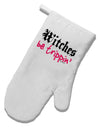 Witches Be Trippin White Printed Fabric Oven Mitt-Oven Mitt-TooLoud-White-Davson Sales
