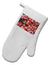 Buy Local - Grapes White Printed Fabric Oven Mitt-Oven Mitt-TooLoud-White-Davson Sales