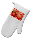 Buy Local Produce Tomatoes White Printed Fabric Oven Mitt-Oven Mitt-TooLoud-White-Davson Sales