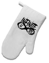 Infinite Lists White Printed Fabric Oven Mitt by TooLoud-TooLoud-White-Davson Sales