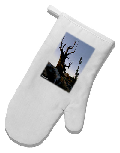 Colorado Mountain Scenery White Printed Fabric Oven Mitt by TooLoud-Oven Mitt-TooLoud-White-Davson Sales