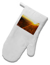 Colorado Sunset White Printed Fabric Oven Mitt by TooLoud-Oven Mitt-TooLoud-White-Davson Sales