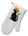 Happy Cinco de Meow - Cinco de Mayo Cat White Printed Fabric Oven Mitt by TooLoud-Oven Mitt-TooLoud-White-Davson Sales