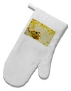 Bullfrog In Watercolor White Printed Fabric Oven Mitt by TooLoud-Oven Mitt-TooLoud-White-Davson Sales