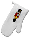 Festive Nutcracker - No Text White Printed Fabric Oven Mitt by TooLoud-TooLoud-White-Davson Sales