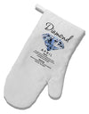 Birthstone Diamond White Printed Fabric Oven Mitt by TooLoud-Oven Mitt-TooLoud-White-Davson Sales