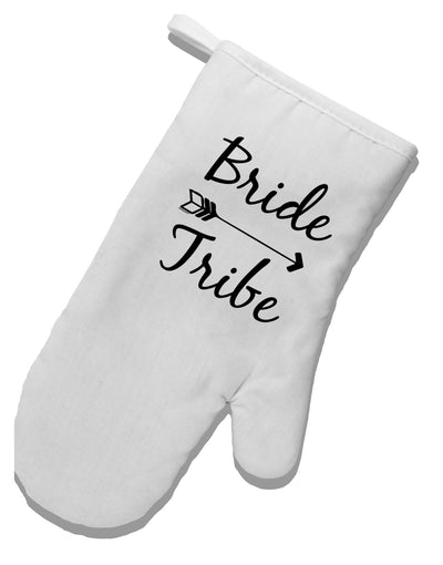 TooLoud Bride Tribe White Printed Fabric Oven Mitt-OvenMitts-TooLoud-Davson Sales