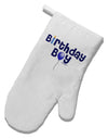 Birthday Boy - Candle and Balloon White Printed Fabric Oven Mitt by TooLoud-Oven Mitt-TooLoud-White-Davson Sales