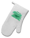 Dinosaur Silhouettes - Jungle White Printed Fabric Oven Mitt by TooLoud-Oven Mitt-TooLoud-White-Davson Sales