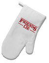 Friends Don't Lie White Printed Fabric Oven Mitt by TooLoud-Oven Mitt-TooLoud-White-Davson Sales