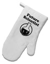 Future Scientist Distressed White Printed Fabric Oven Mitt-Oven Mitt-TooLoud-White-Davson Sales