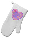 Happy First Mother's Day Mommy - Pink White Printed Fabric Oven Mitt by TooLoud-Oven Mitt-TooLoud-White-Davson Sales