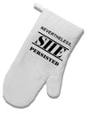 Nevertheless She Persisted Women's Rights White Printed Fabric Oven Mitt by TooLoud-Oven Mitt-TooLoud-White-Davson Sales