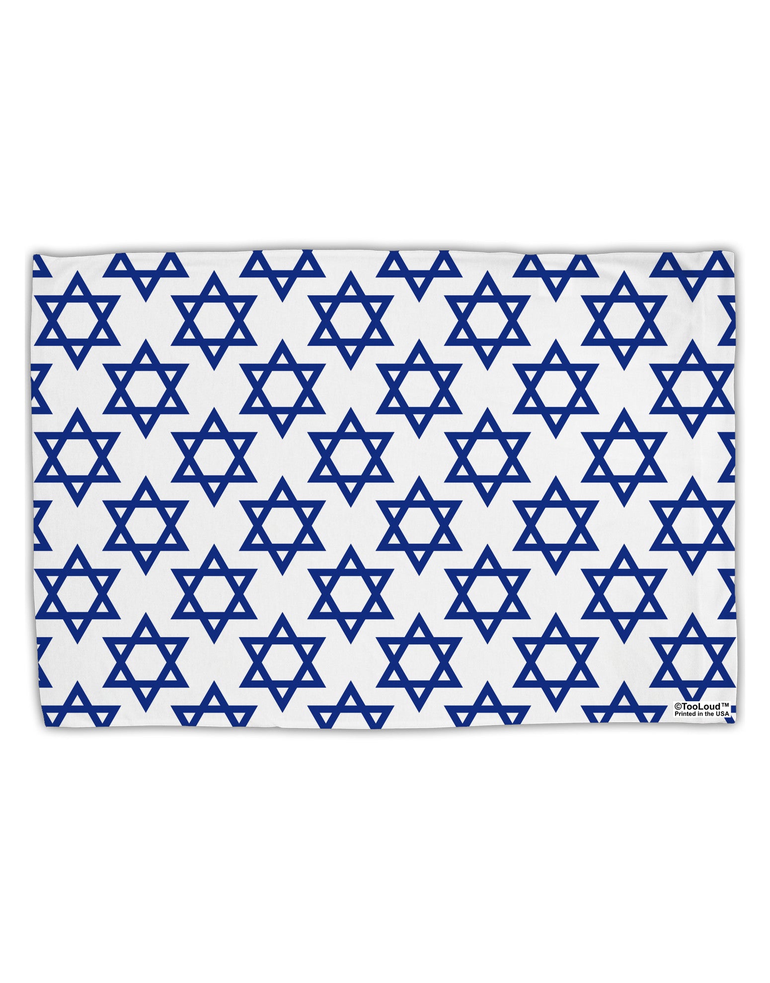 Stars of David Jewish Standard Size Polyester Pillow Case All Over Print by TooLoud-Pillow Case-TooLoud-White-Davson Sales