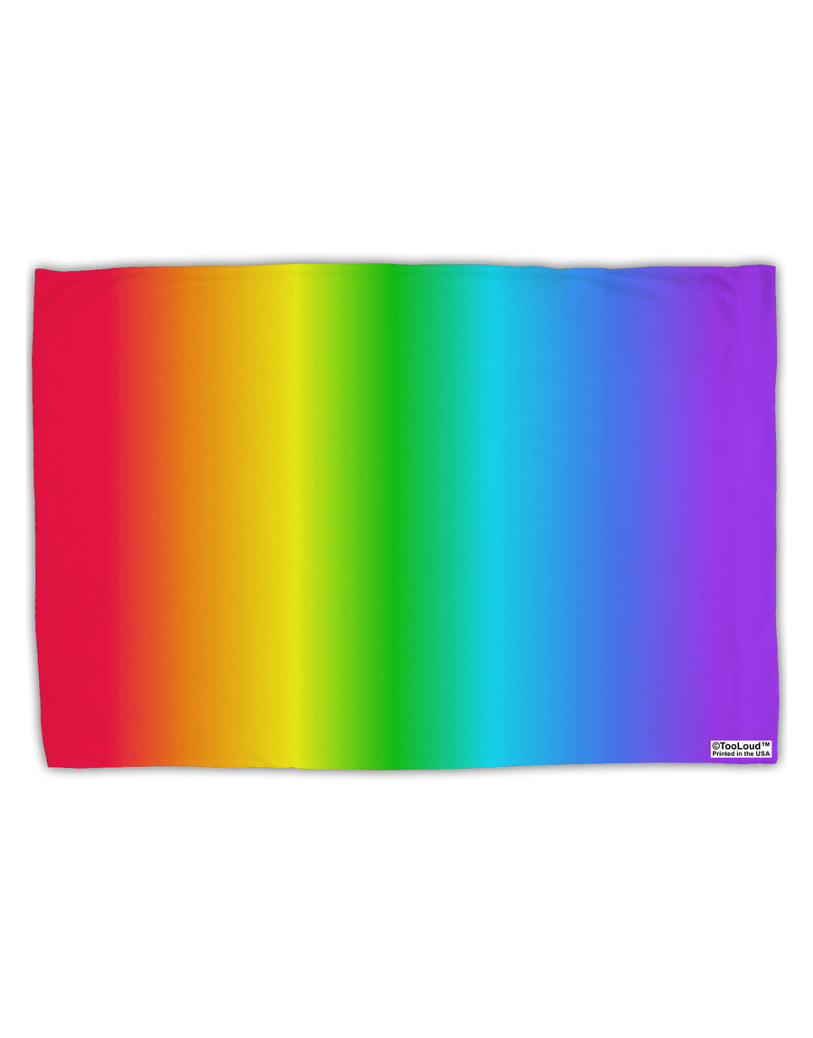 Vertical Rainbow Gradient Standard Size Polyester Pillow Case All Over Print by TooLoud-Pillow Case-TooLoud-White-Davson Sales