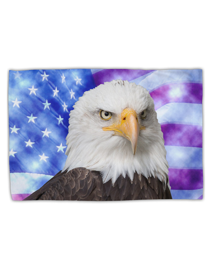 All American Eagle All Over Standard Size Polyester Pillow Case All Over Print by TooLoud-Pillow Case-TooLoud-White-Davson Sales