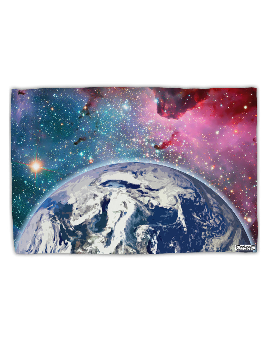 Fantasy Galactic Earth All Over Standard Size Polyester Pillow Case All Over Print by TooLoud-Pillow Case-TooLoud-White-Davson Sales