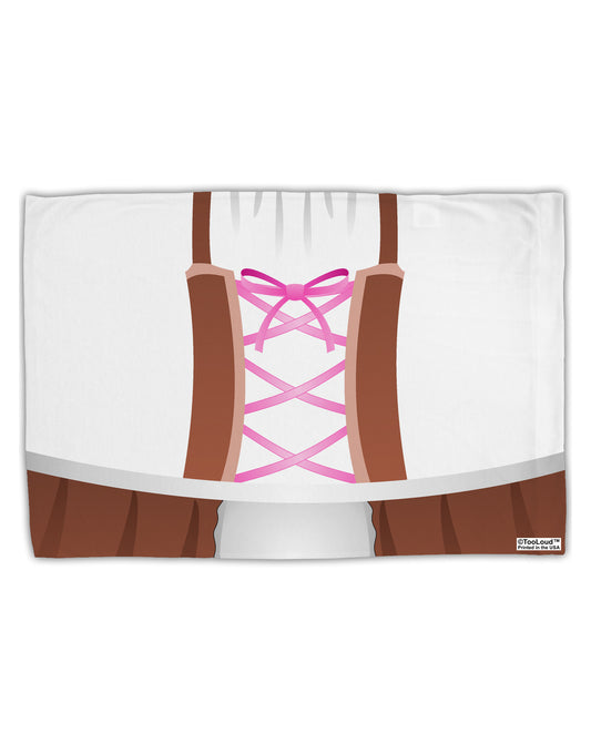 Dirndl Costume Brown Standard Size Polyester Pillow Case All Over Print by TooLoud-Pillow Case-TooLoud-White-Davson Sales