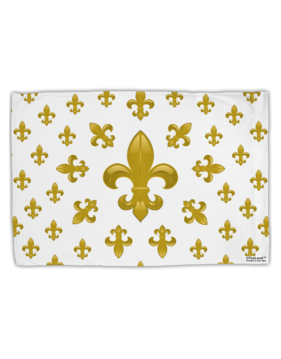 Gold Fleur De Lis AOP Standard Size Polyester Pillow Case All Over Print by TooLoud-Pillow Case-TooLoud-White-Davson Sales