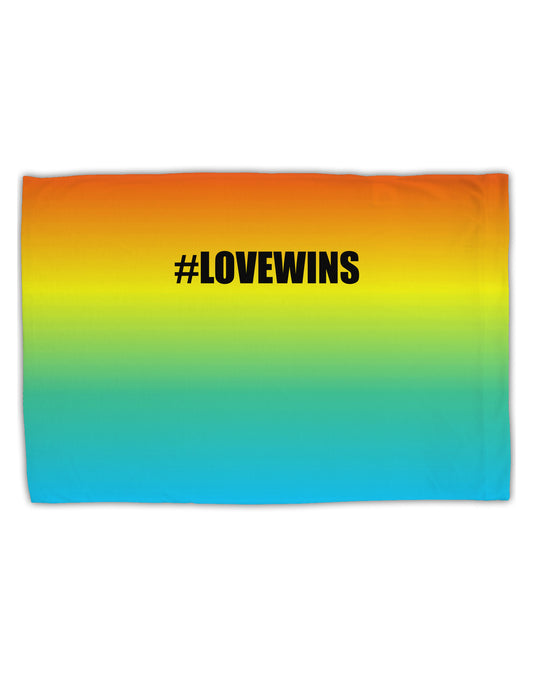 Rainbow Print - Hashtag Love Wins Standard Size Polyester Pillow Case All Over Print-Pillow Case-TooLoud-White-Davson Sales