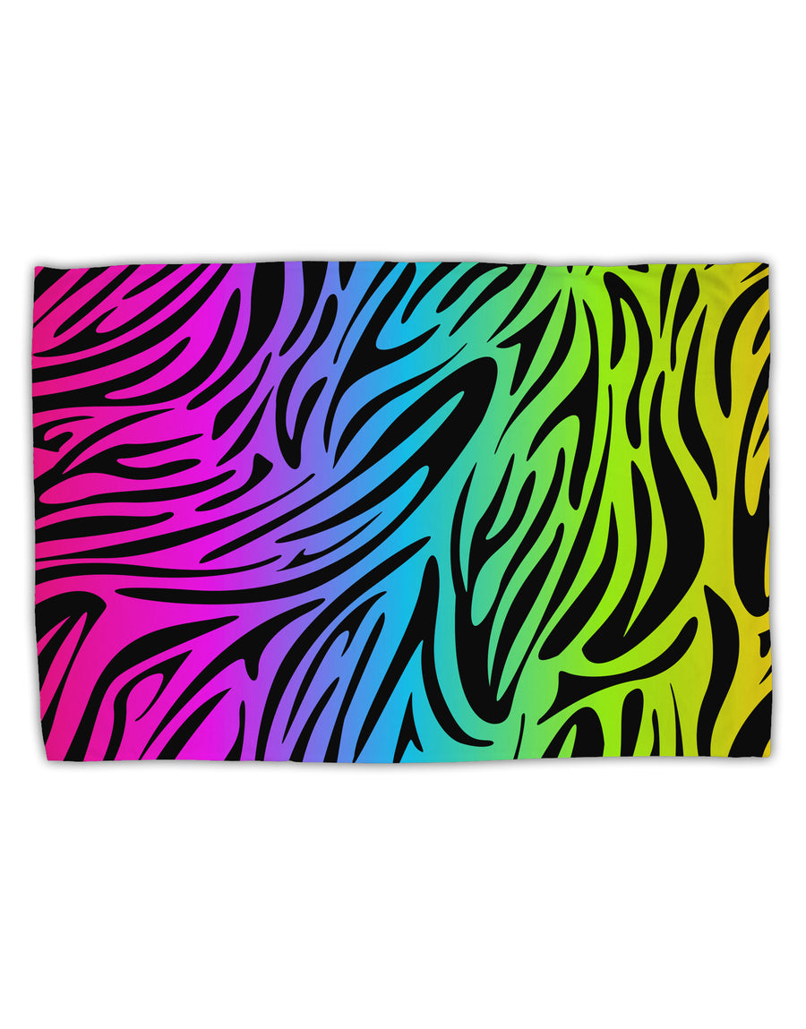 Rainbow Zebra Print Standard Size Polyester Pillow Case All Over Print-Pillow Case-TooLoud-White-Davson Sales