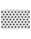 Black Polka Dots on White Standard Size Polyester Pillow Case All Over Print by TooLoud-Pillow Case-TooLoud-White-Davson Sales