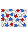 Red White And Blue Stars Standard Size Polyester Pillow Case by TooLoud-Pillow Case-TooLoud-White-Davson Sales