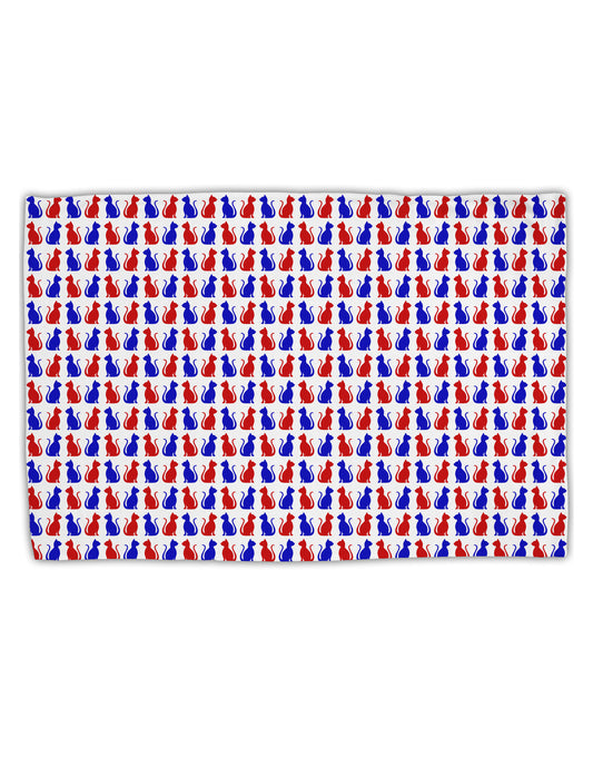 Patriotic Cat Pattern Standard Size Polyester Pillow Case All Over Print-Pillow Case-TooLoud-White-Davson Sales