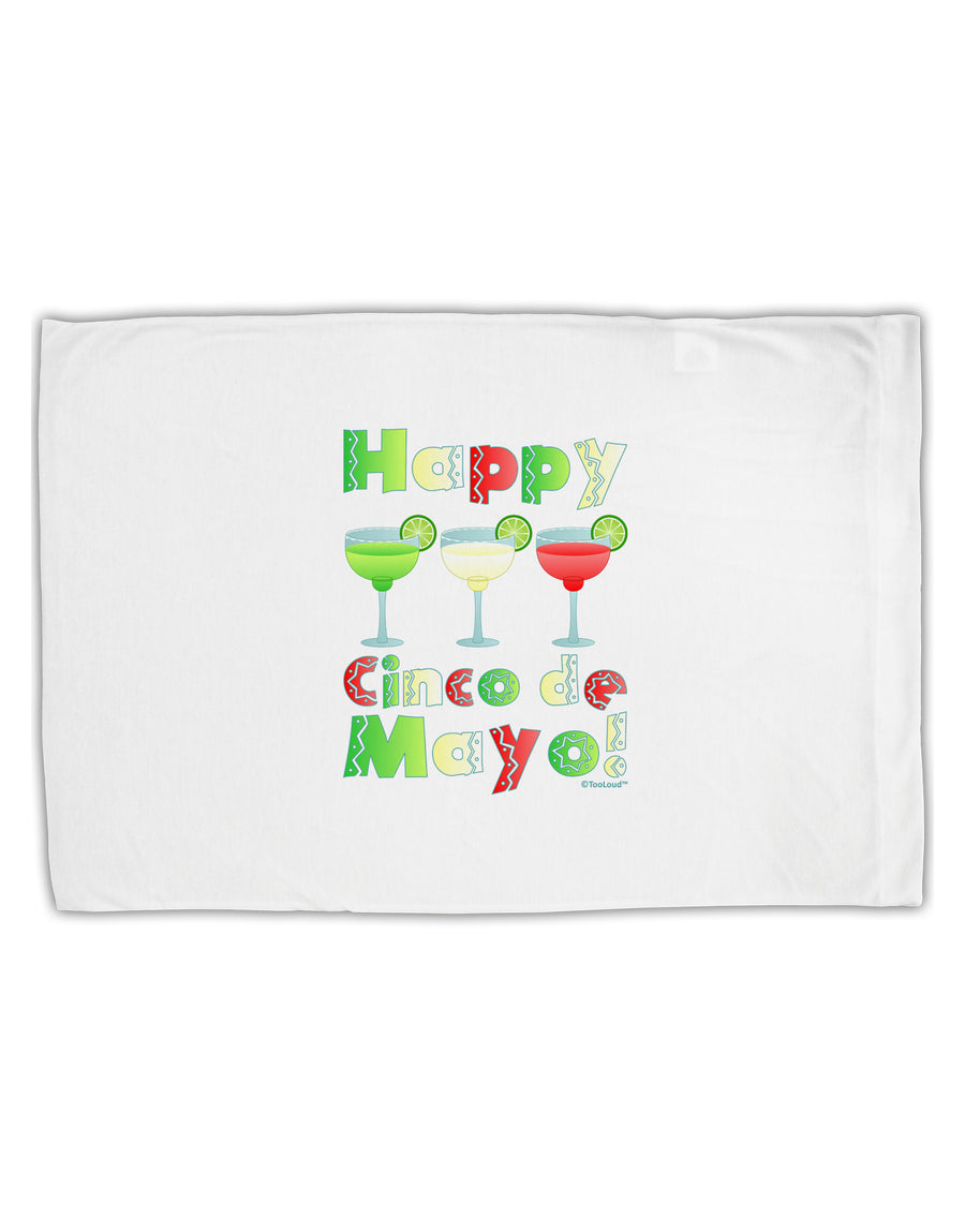 Margaritas - Mexican Flag Colors - Happy Cinco de Mayo Standard Size Polyester Pillow Case by TooLoud-Pillow Case-TooLoud-White-Davson Sales