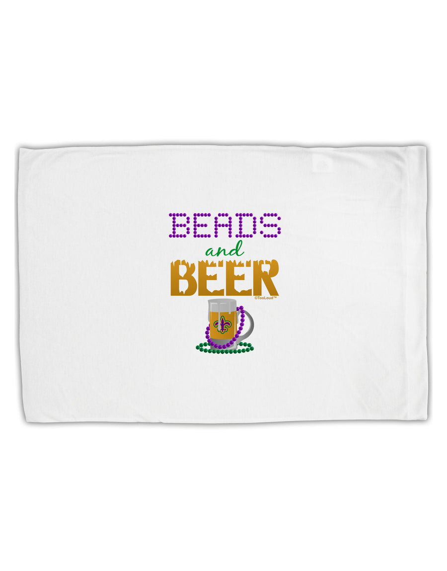 Beads And Beer Standard Size Polyester Pillow Case-Pillow Case-TooLoud-White-Davson Sales