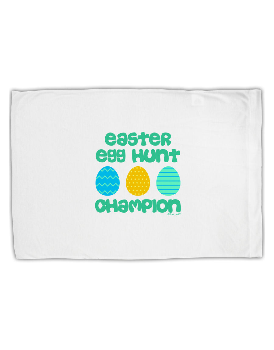 Easter Egg Hunt Champion - Blue and Green Standard Size Polyester Pillow Case by TooLoud-Pillow Case-TooLoud-White-Davson Sales