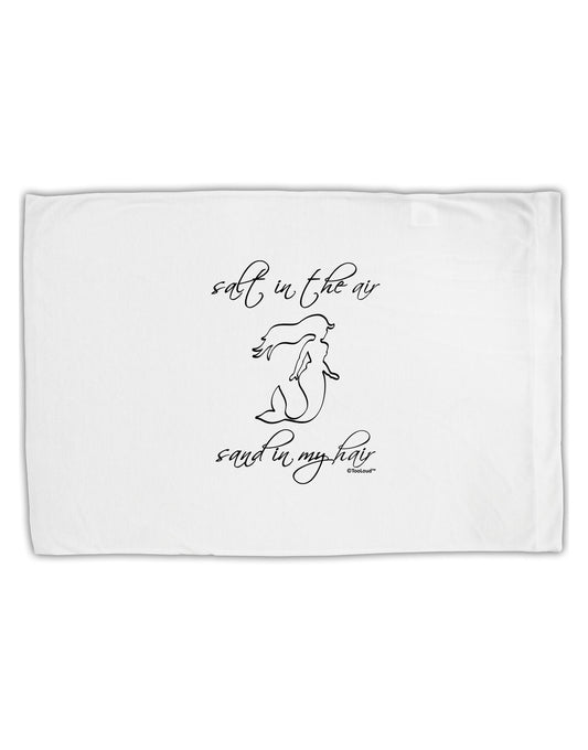 Salt in the Air Sand in My Hair - Mermaid Standard Size Polyester Pillow Case-Pillow Case-TooLoud-White-Davson Sales