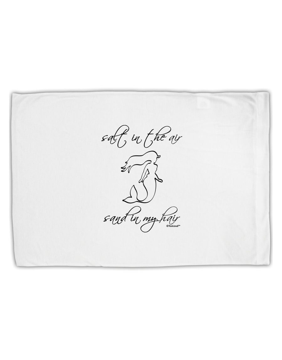 Salt in the Air Sand in My Hair - Mermaid Standard Size Polyester Pillow Case-Pillow Case-TooLoud-White-Davson Sales