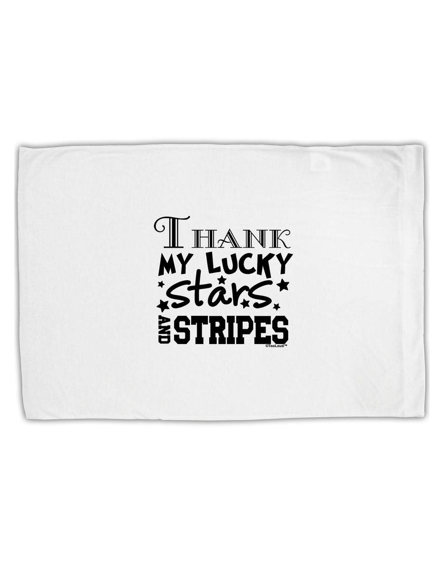 Thank My Lucky Stars and Stripes Standard Size Polyester Pillow Case by TooLoud-Pillow Case-TooLoud-White-Davson Sales