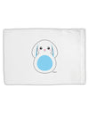 Cute Bunny with Floppy Ears - Blue Standard Size Polyester Pillow Case by TooLoud-Pillow Case-TooLoud-White-Davson Sales