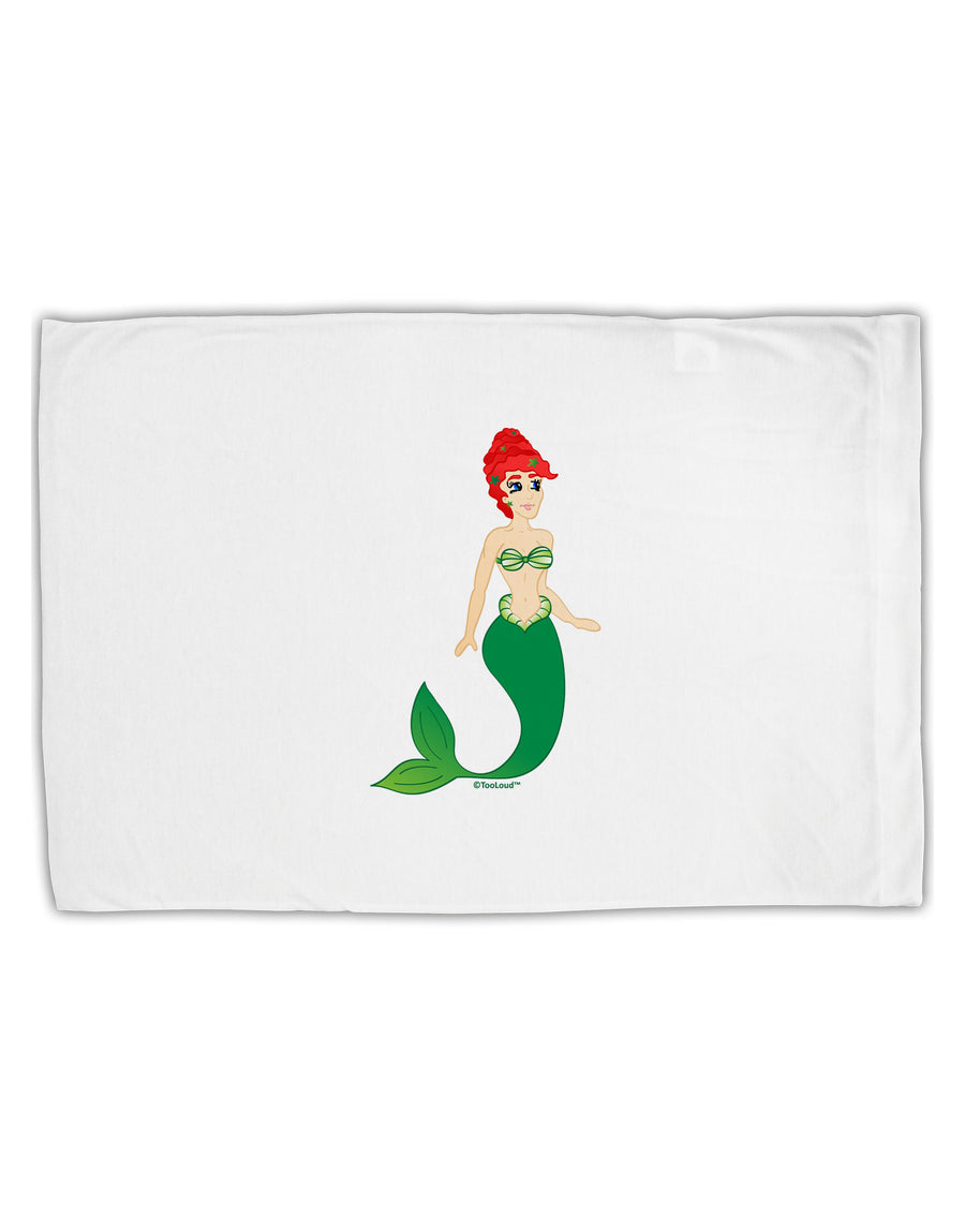 Mermaid Design - Green Standard Size Polyester Pillow Case-Pillow Case-TooLoud-White-Davson Sales