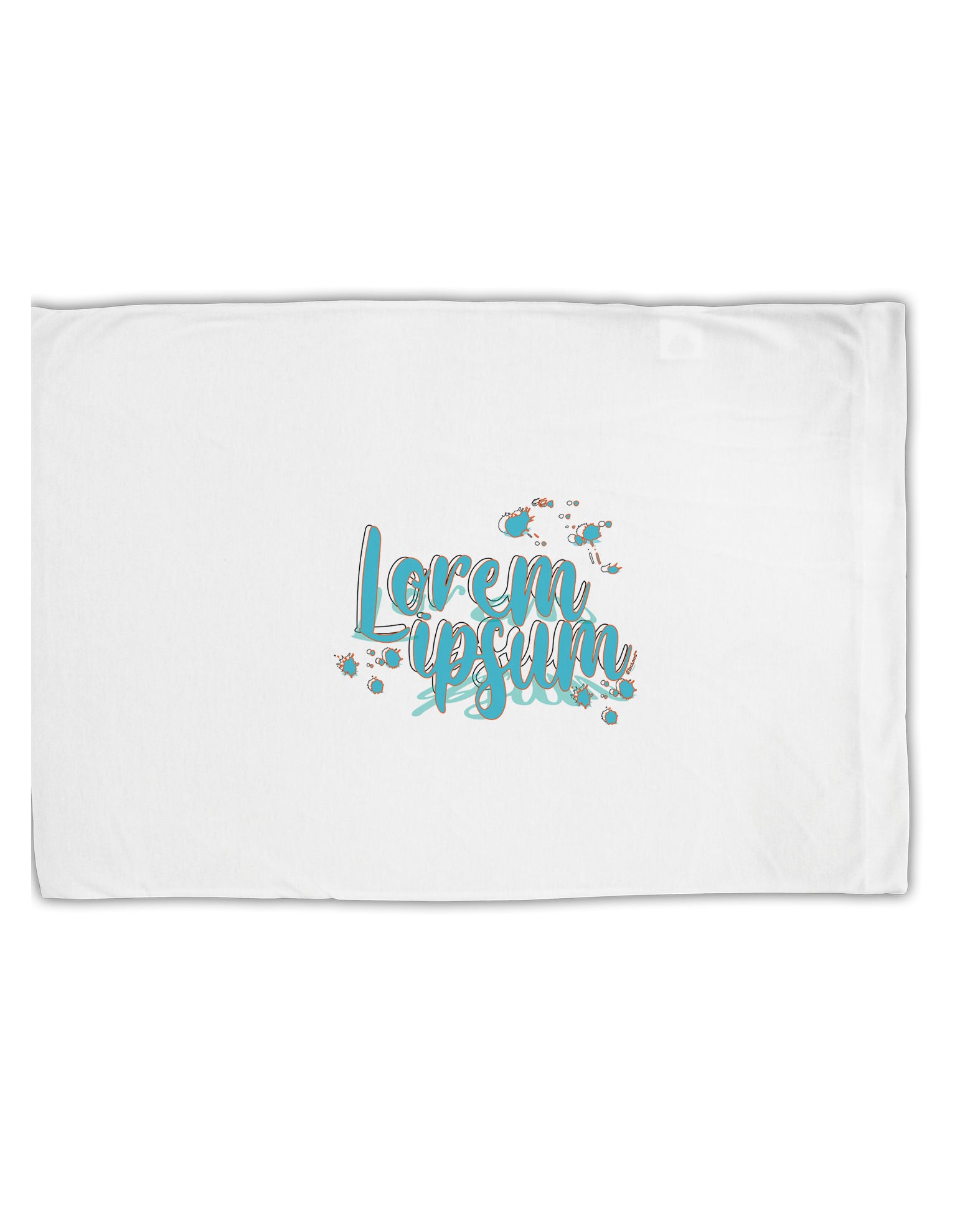 TooLoud Lorem Ipsum Standard Size Polyester Pillow Case-Pillow Case-TooLoud-Davson Sales