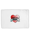 World's Best Mom - Heart Banner Design Standard Size Polyester Pillow Case by TooLoud-Pillow Case-TooLoud-White-Davson Sales