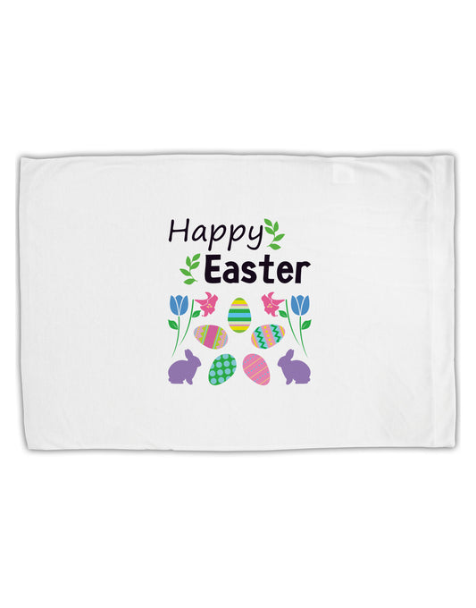 Happy Easter Design Standard Size Polyester Pillow Case-Pillow Case-TooLoud-White-Davson Sales