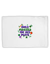 Only Veggies On My Plate Standard Size Polyester Pillow Case-Pillow Case-TooLoud-White-Davson Sales