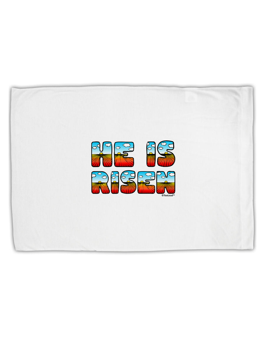 He Is Risen - Easter - Sunrise Letters Standard Size Polyester Pillow Case by TooLoud-Pillow Case-TooLoud-White-Davson Sales