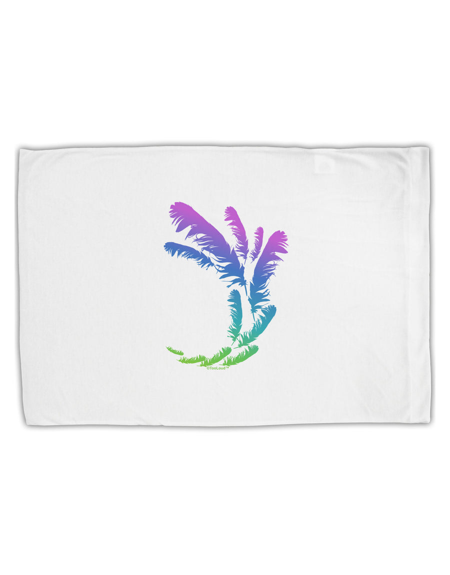 Tropical Feathers Standard Size Polyester Pillow Case-Pillow Case-TooLoud-White-Davson Sales