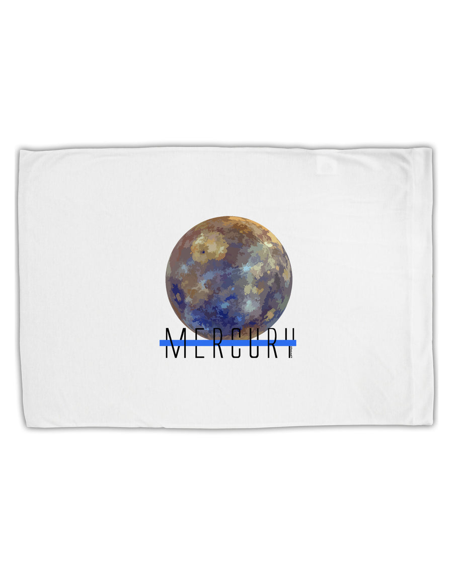 Planet Mercury Text Standard Size Polyester Pillow Case by TooLoud-Pillow Case-TooLoud-White-Davson Sales