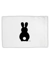 Cute Bunny Silhouette with Tail Standard Size Polyester Pillow Case by TooLoud-Pillow Case-TooLoud-White-Davson Sales