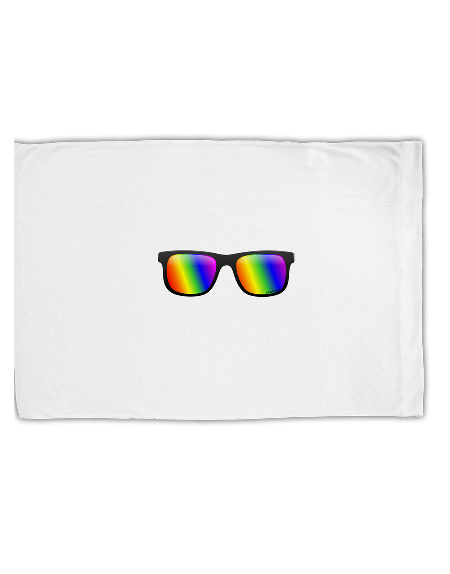 Pride Rainbow Lenses Standard Size Polyester Pillow Case by TooLoud-Pillow Case-TooLoud-White-Davson Sales