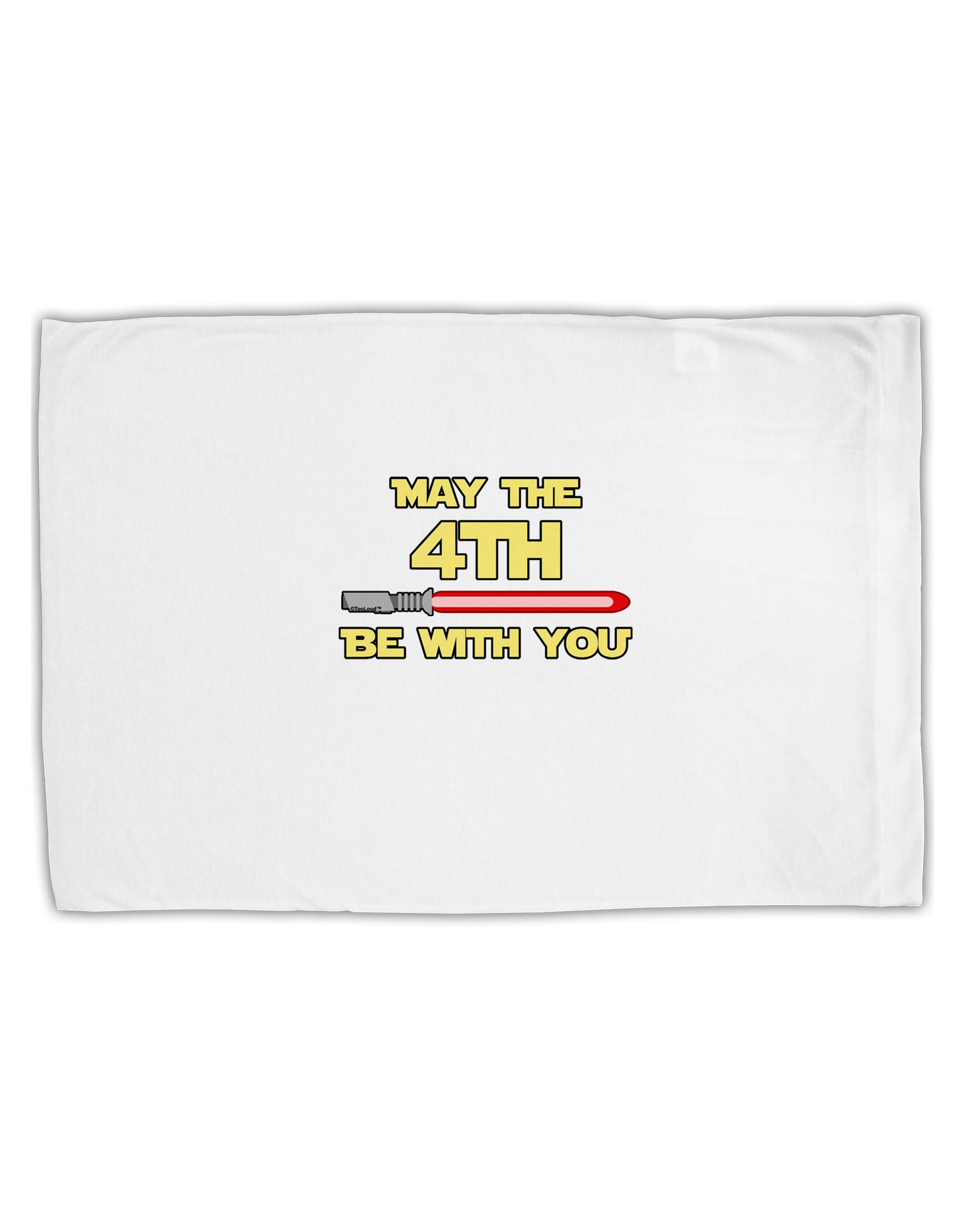 4th Be With You Beam Sword Standard Size Polyester Pillow Case by TooLoud-Pillow Case-TooLoud-White-Davson Sales